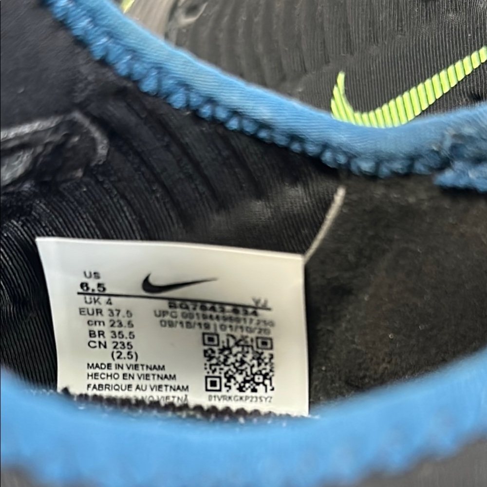 Nike Super Reps Women's 6.5 Black and Green Athletic Workout/Athletic Shoes - Picture 6 of 7